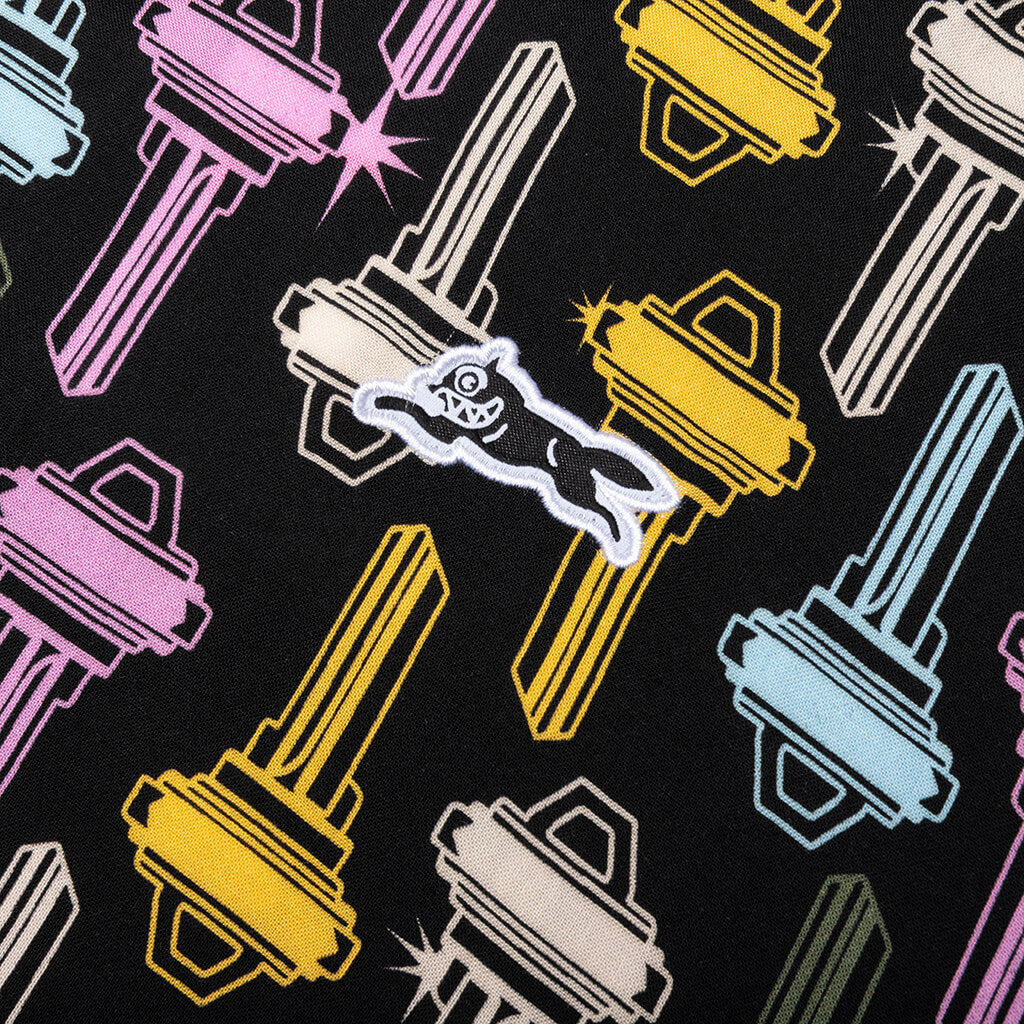 Keys S/S Woven Shirt - Black - Image 4