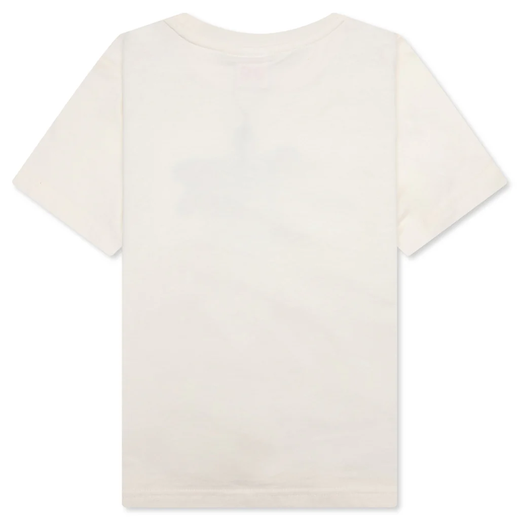 Kid's Wavy S/S Tee - Whisper White - Image 2
