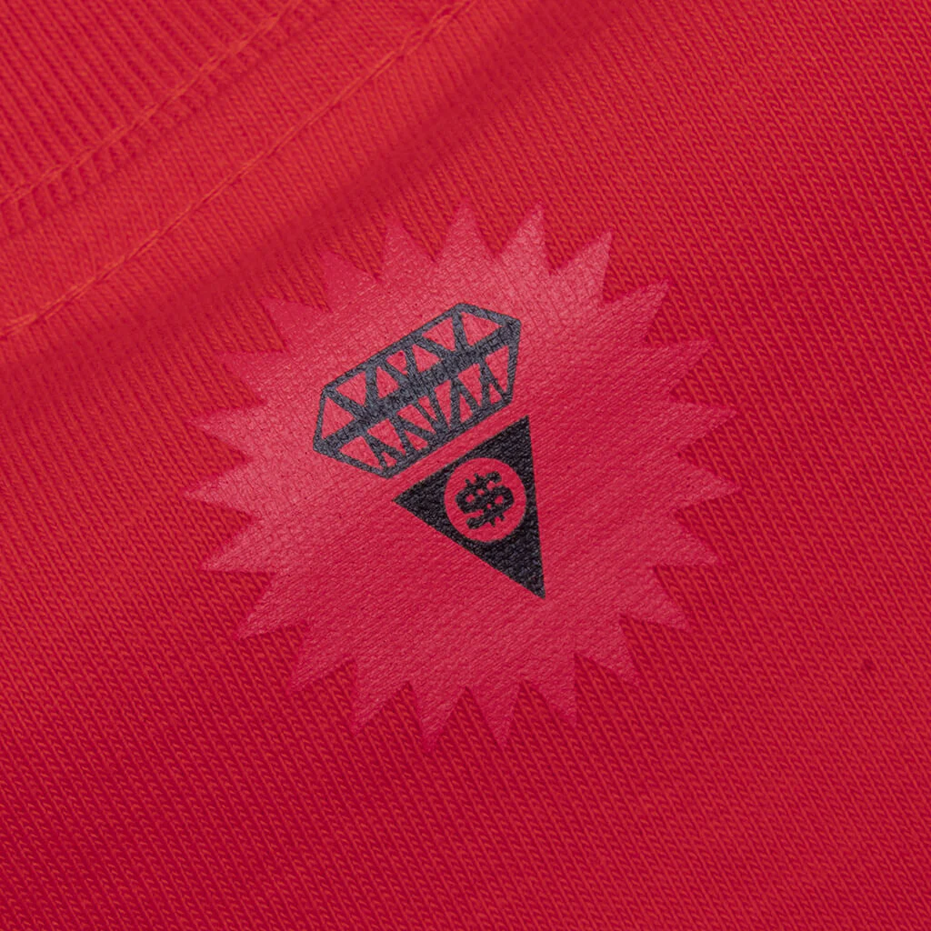 Origami S/S Tee - Fiery Red - Image 4
