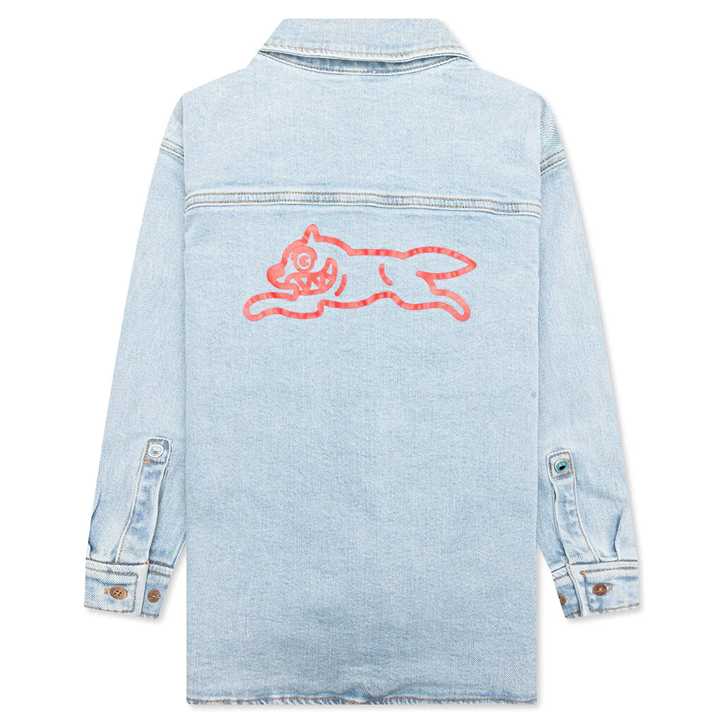 Kids Oversized Waterfall Shirt Jacket - Fresh Air - Image 2