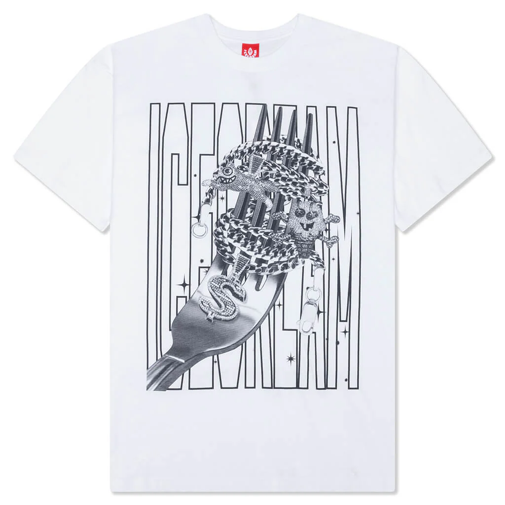 Pasta S/S Tee - White