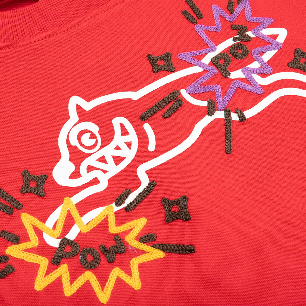 Kids Pop S/S Tee - Racing Red - Image 3