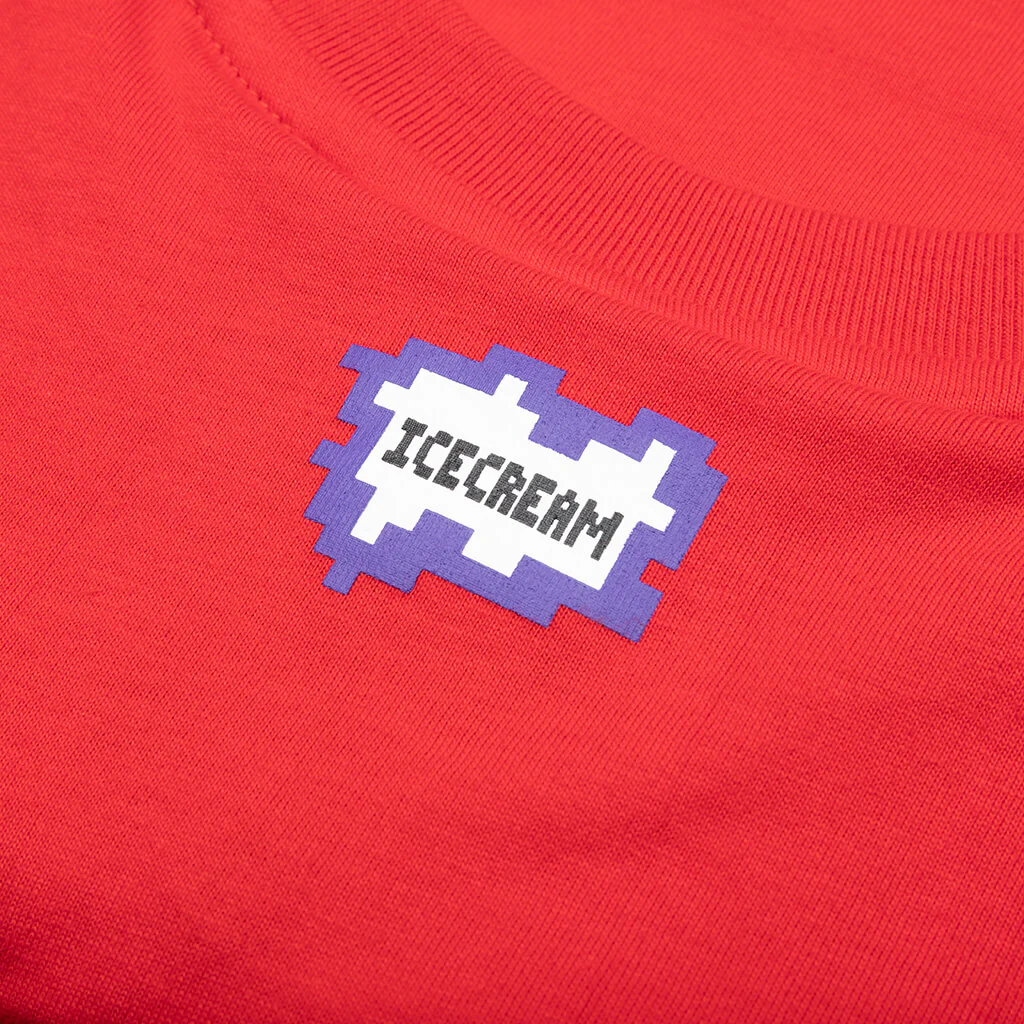 Kids Pop S/S Tee - Racing Red - Image 4