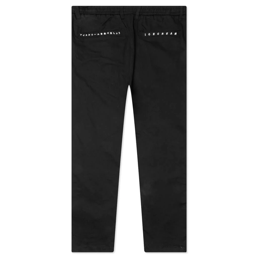 Strawberry Fit Prep Pants - Black - Image 2