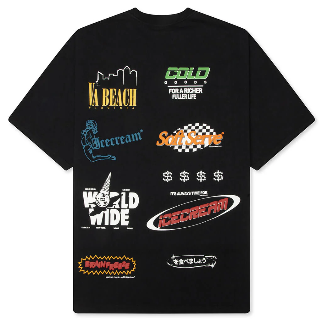 Rich S/S Knit Tee - Black - Image 2
