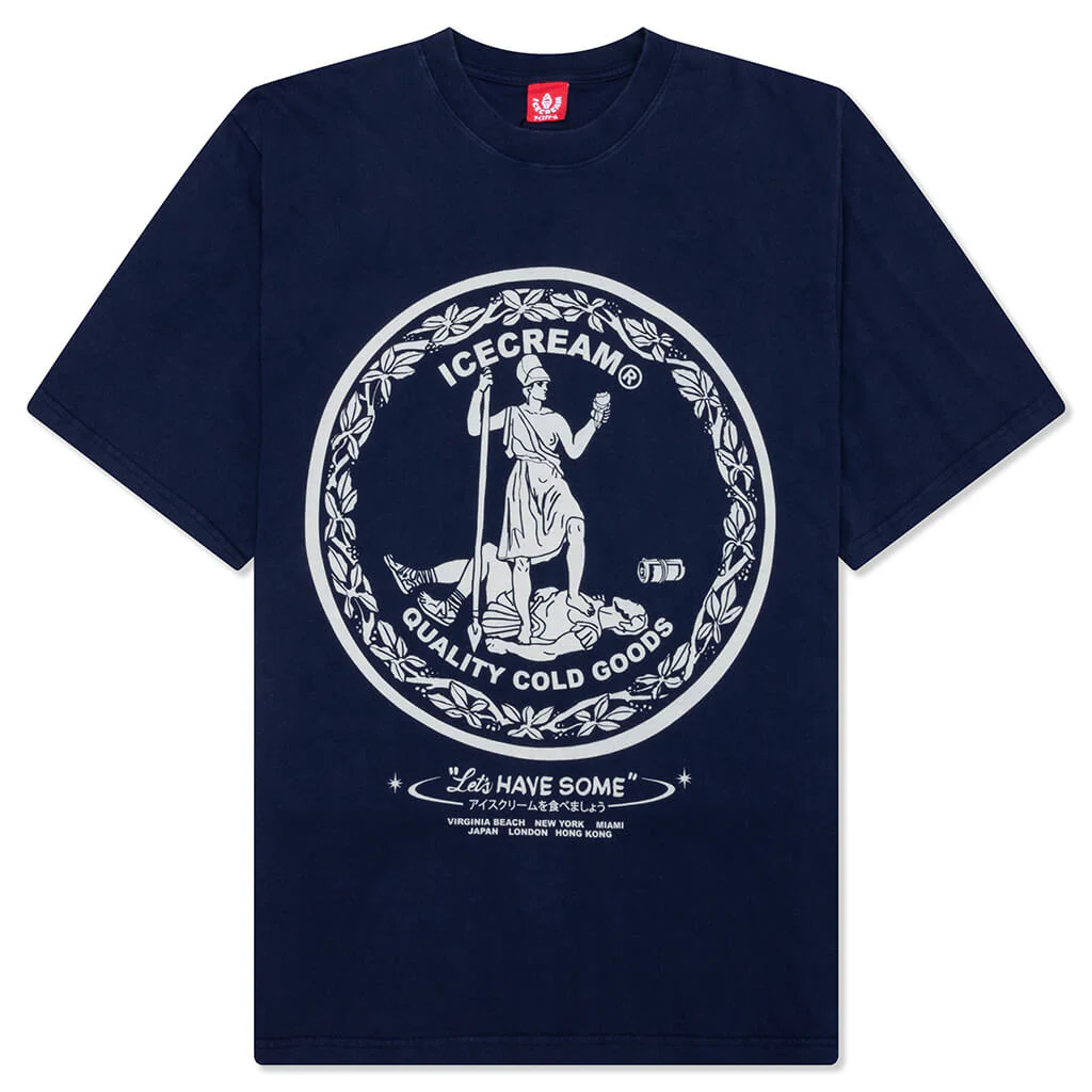 Seal S/S Tee - Black Iris