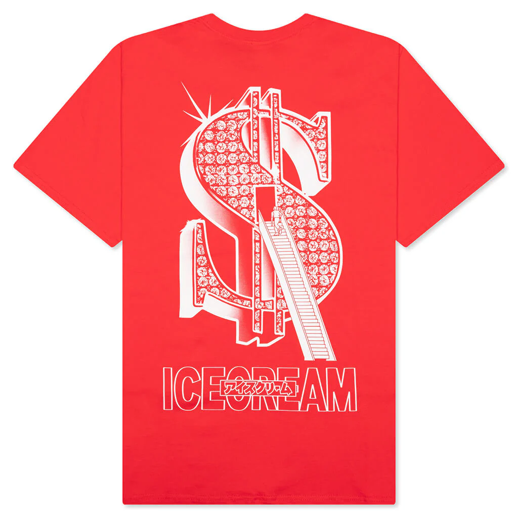 Stairs to Success S/S Tee - Fiery Red - Image 2