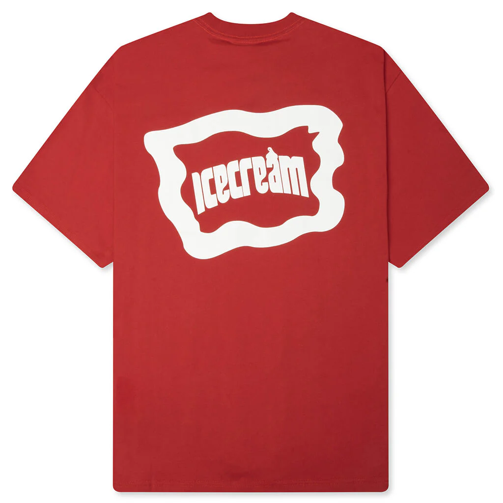 Street Life S/S Knit Tee - Pompeian Red - Image 2