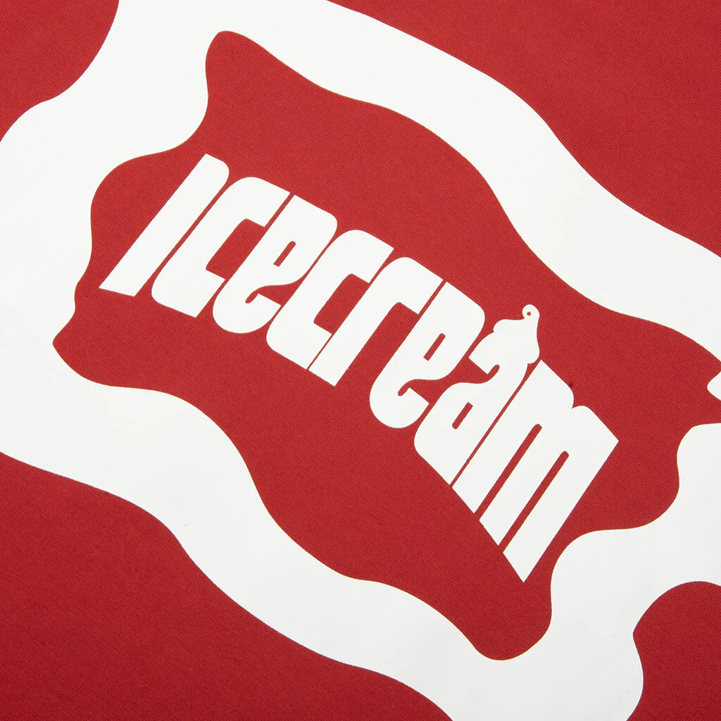 Street Life S/S Knit Tee - Pompeian Red - Image 4