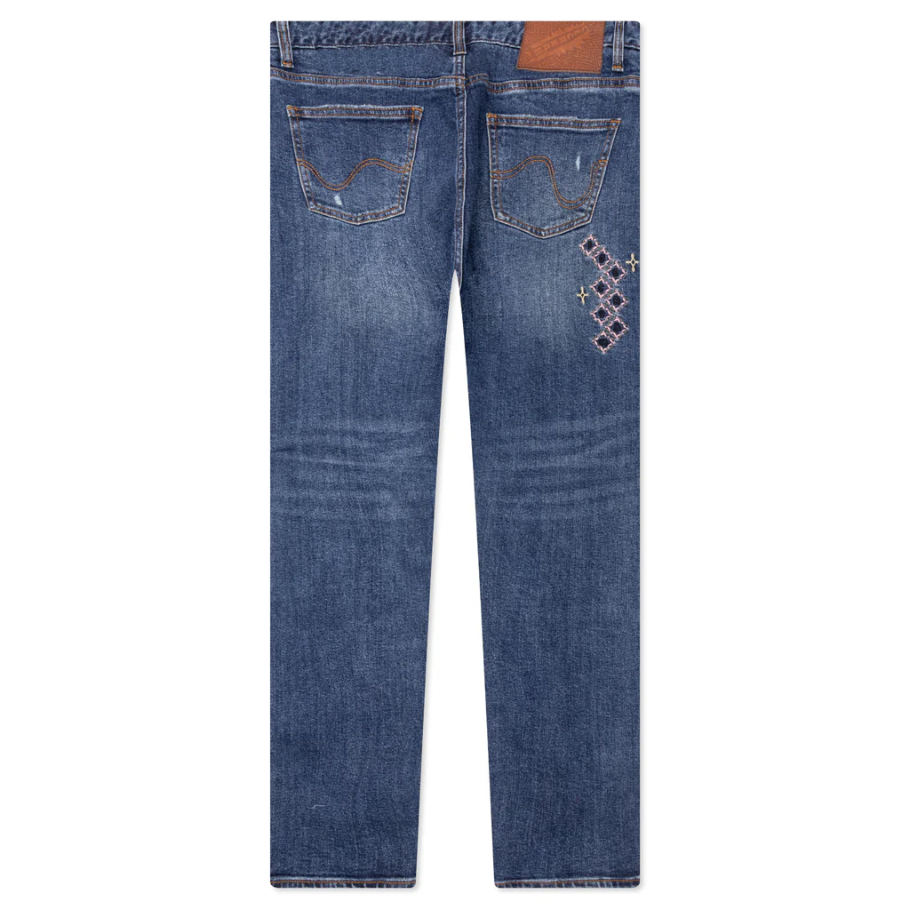 The Drums Chocolate Fit Jeans - Whipcream - Image 2