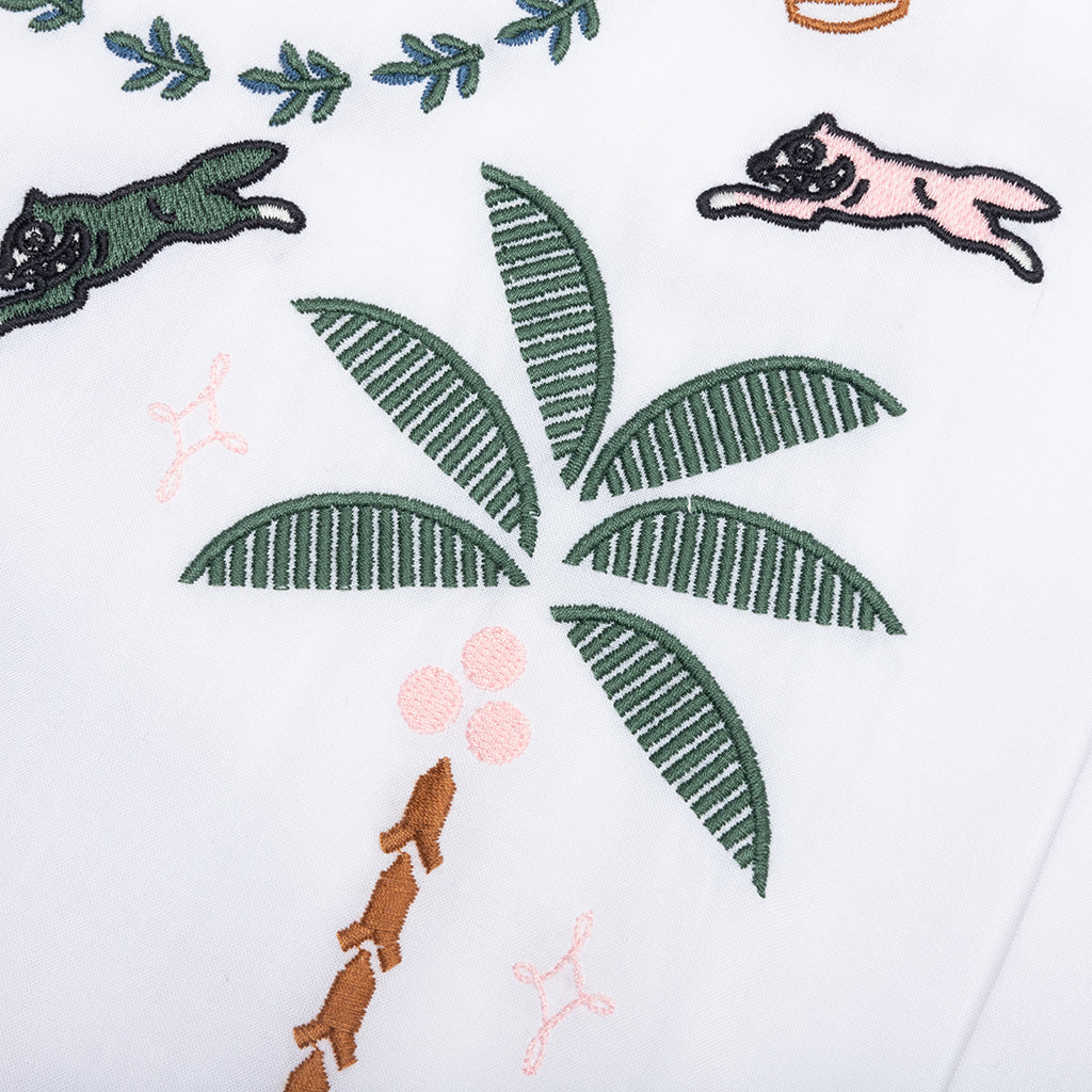 The Palms S/S Woven Crop Fit - White - Image 5