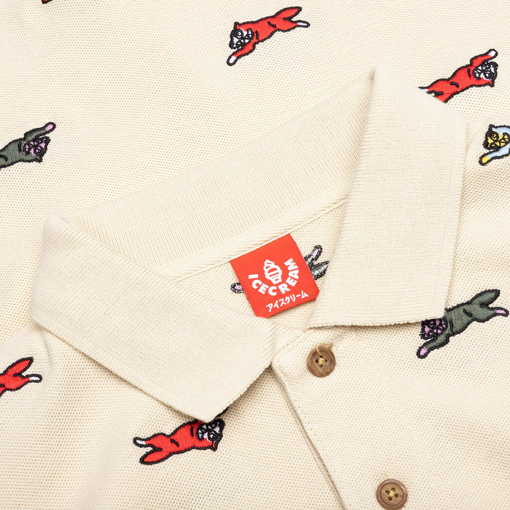 Universe S/S Polo - Fog - Image 3