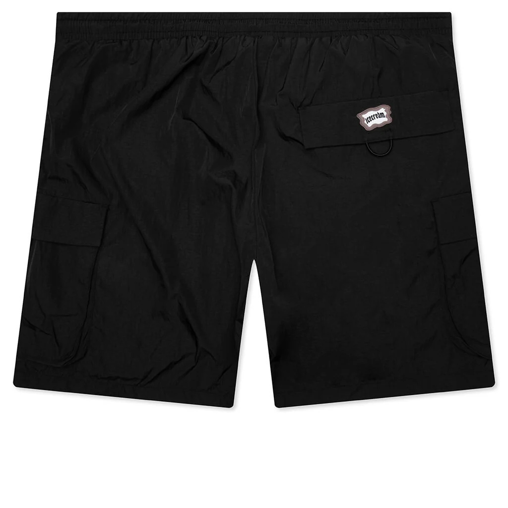 Walker Cargo Shorts - Black - Image 2