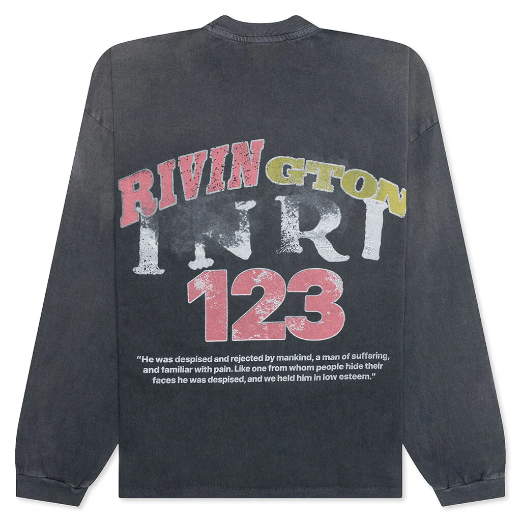 Inri Snake L/S Tee - Vintage Black - Image 2