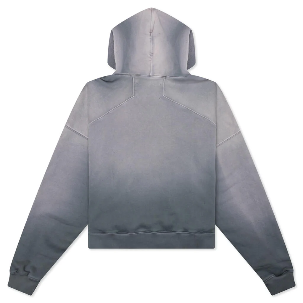 Inri Zip Hoodie - Grail Grey - Image 2