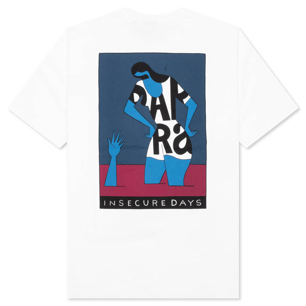 Insecure Days T-Shirt - White - Image 2