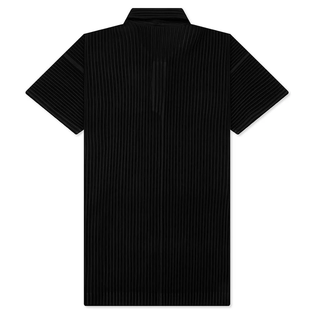 Basics Polo Shirt - Black - Image 2