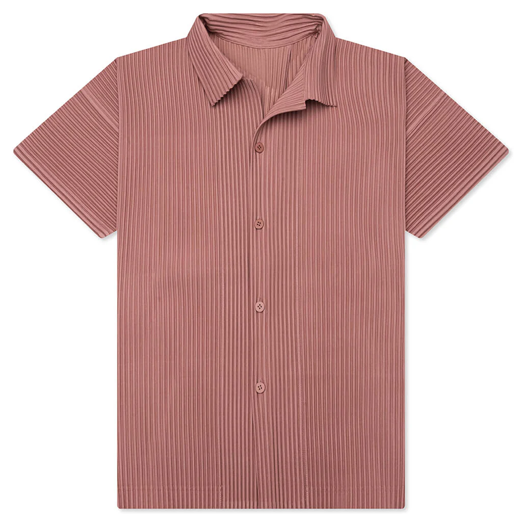 July Button Up Shirt - Vanadinite Red