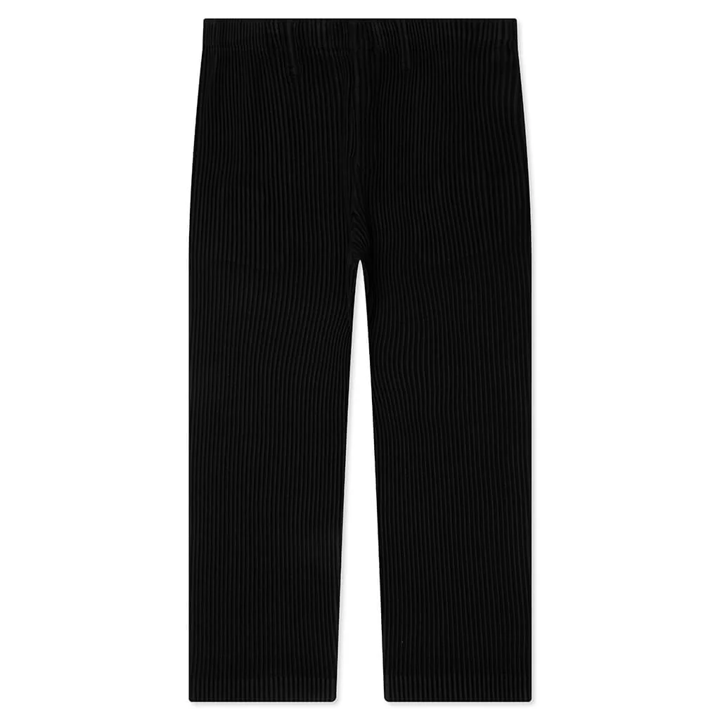 Kersey Pleats Pants - Black
