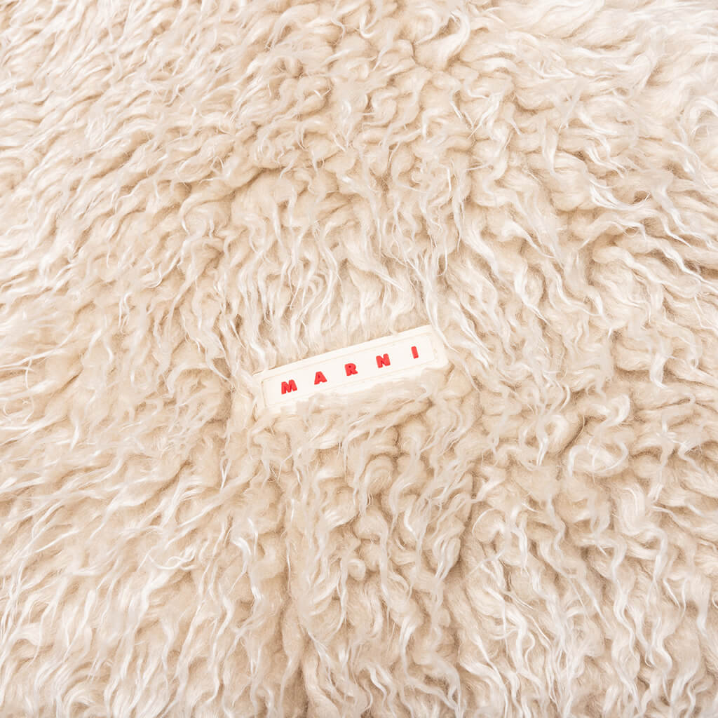Shaggy Fleece Faux Fur Jacket - Glass - Image 4