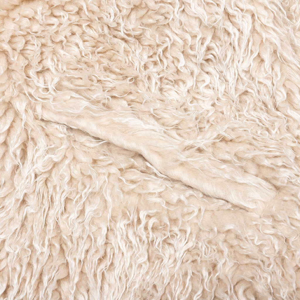 Shaggy Fleece Faux Fur Jacket - Glass - Image 5