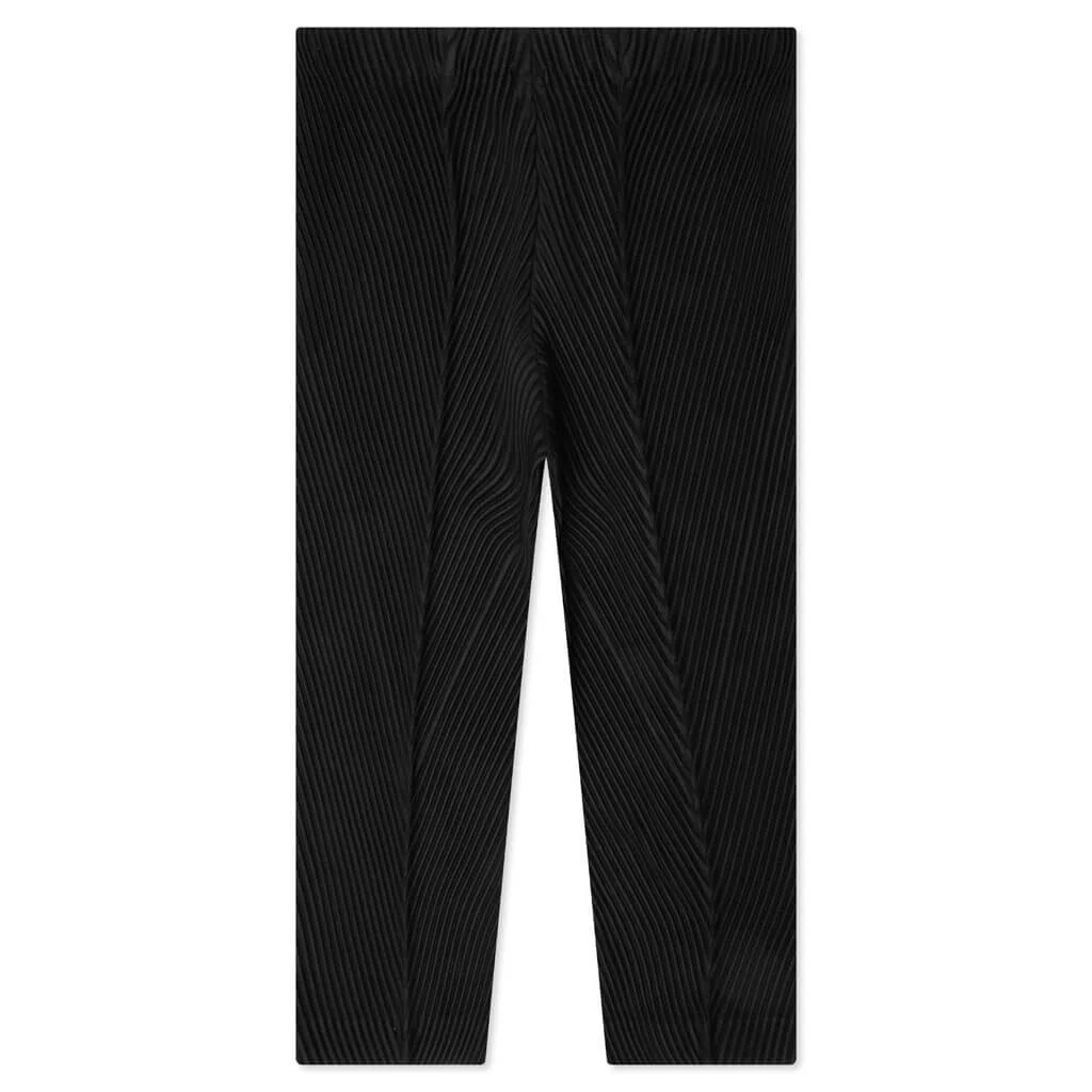 Pleats Bottoms - Black - Image 2