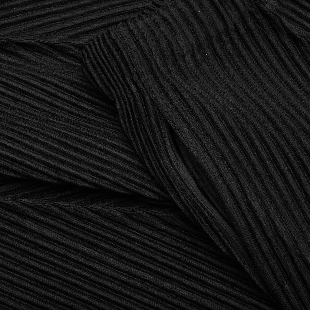 Pleats Bottoms - Black - Image 3