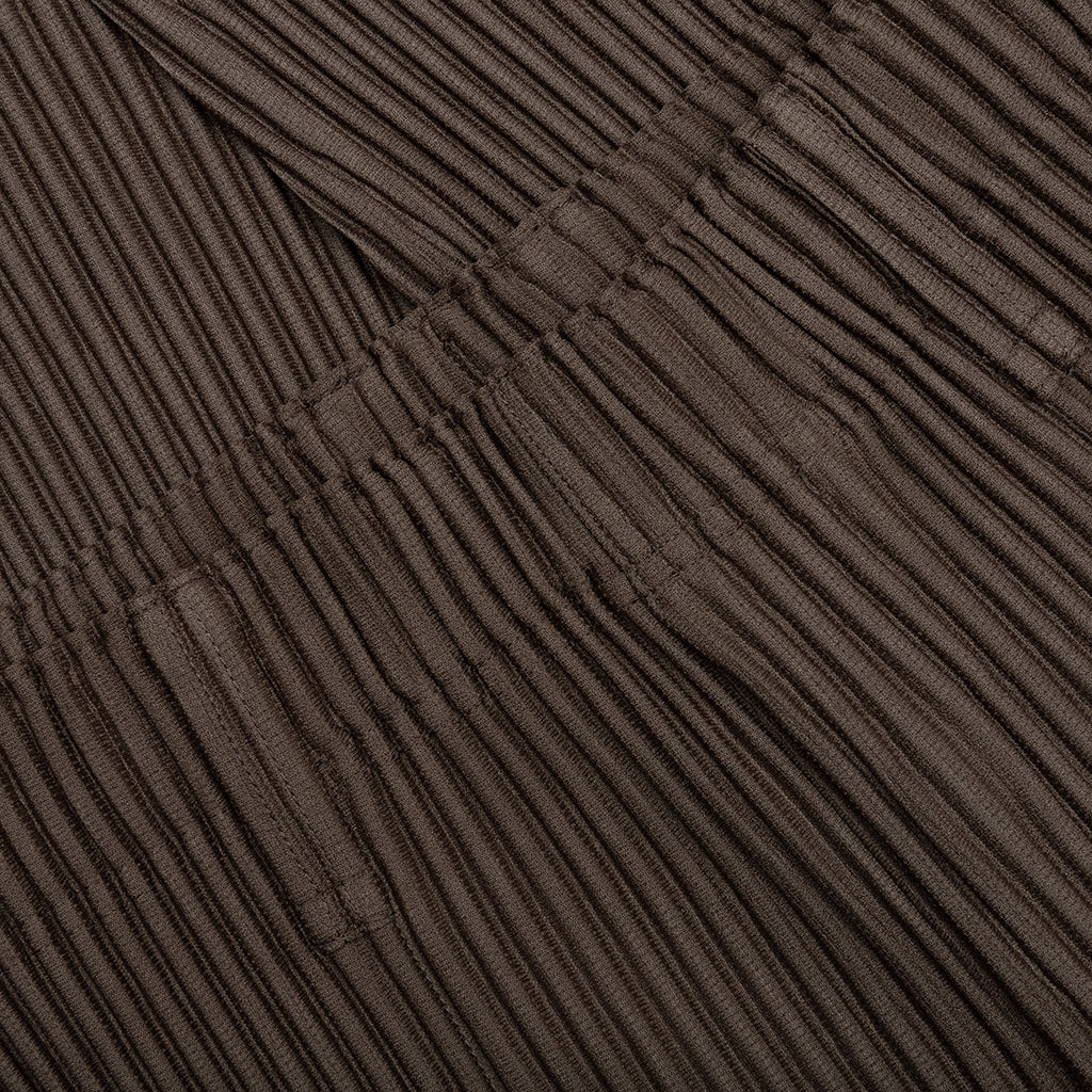 Tailored Pleats Pants - Dark Khaki - Image 3