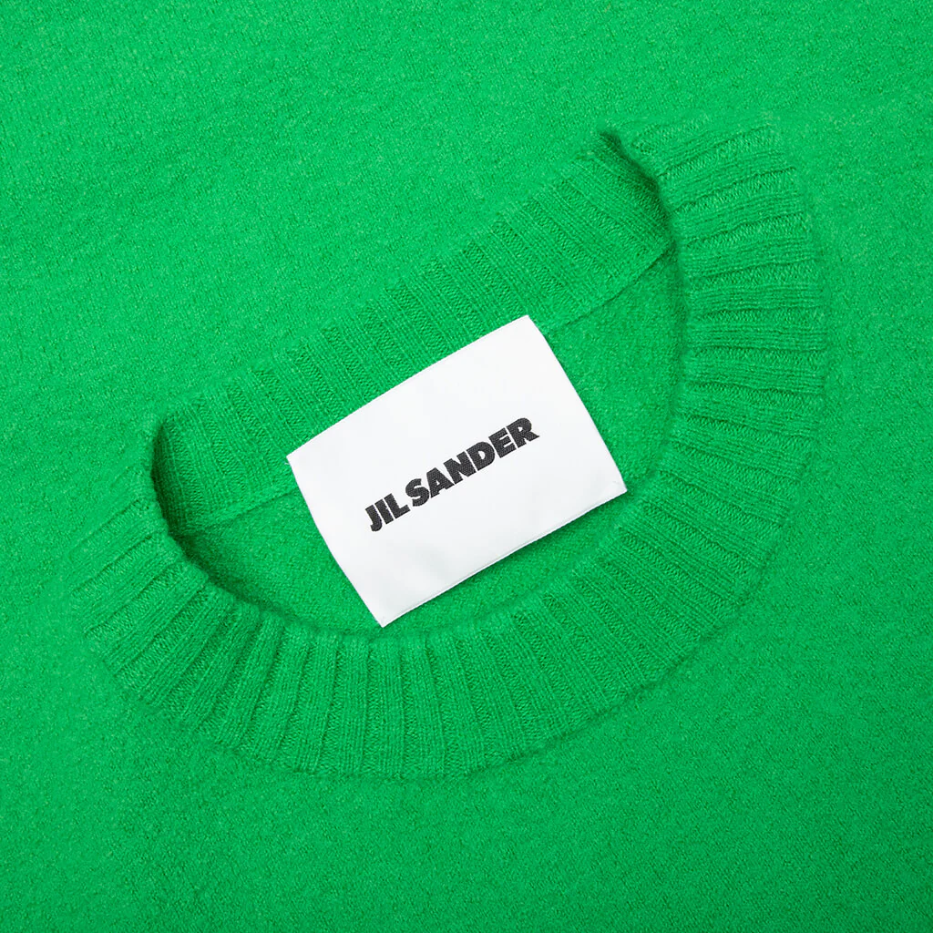 Crewneck Long Sleeve Jumper - Girl Scout Green - Image 3