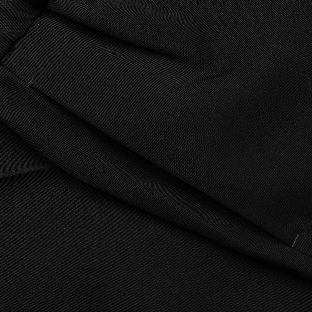 Sharp Gabardine Wool Trouser - Black - Image 4