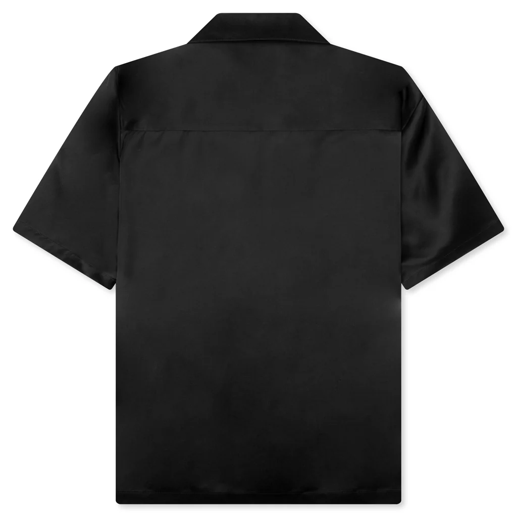 Viscose and Silk Twill Shirt - Black - Image 2