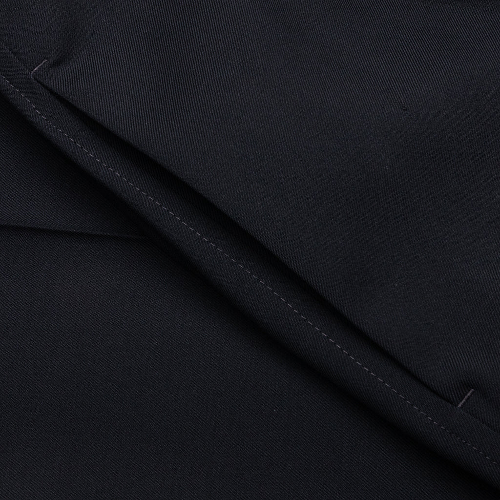 Gabardine Wool Trousers - Navy - Image 3