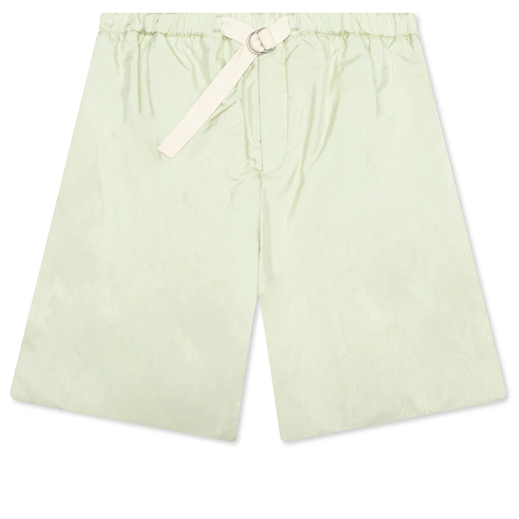 Belted Shorts - Soft Pigment Green