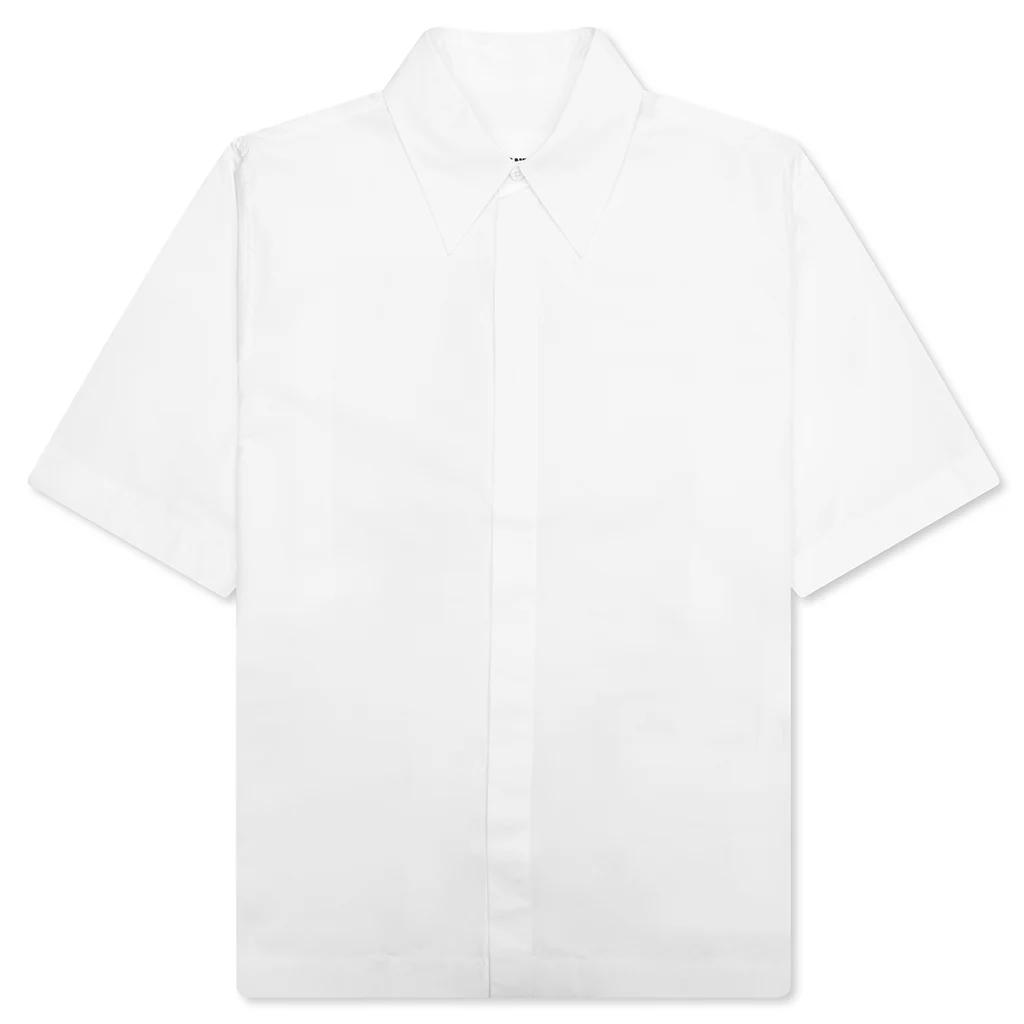 Heavy Organic Cotton Poplin Shirt 131 - Optic White