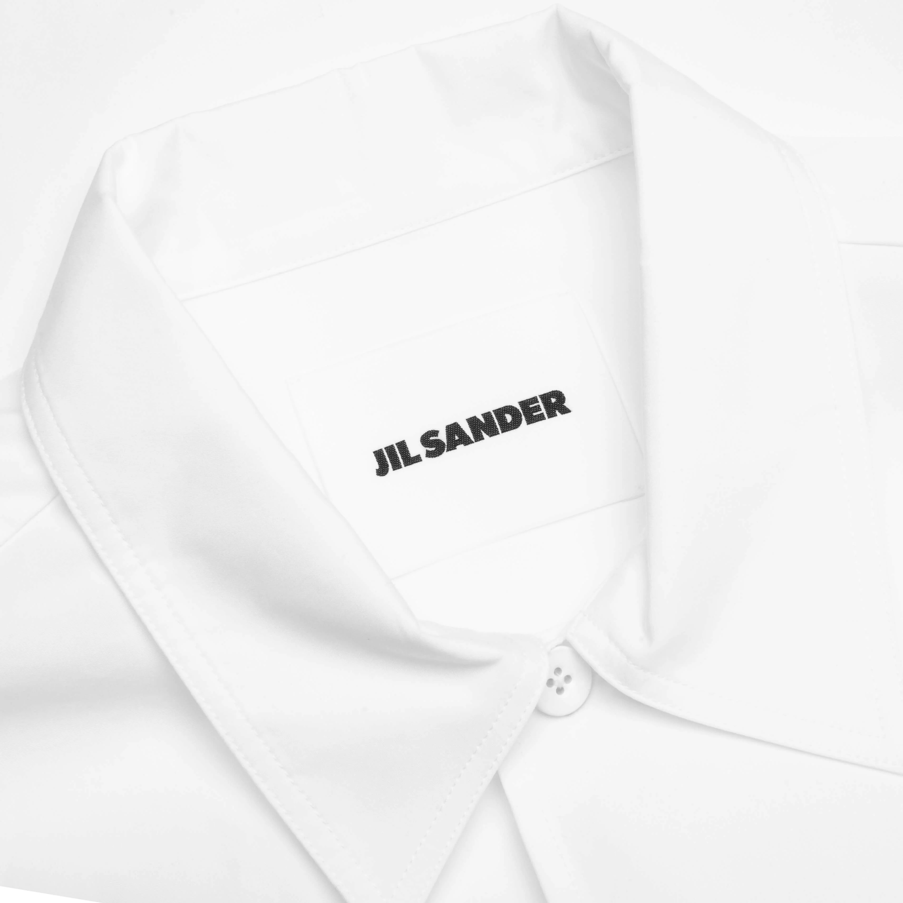 Heavy Organic Cotton Poplin Shirt - Optic White - Image 3