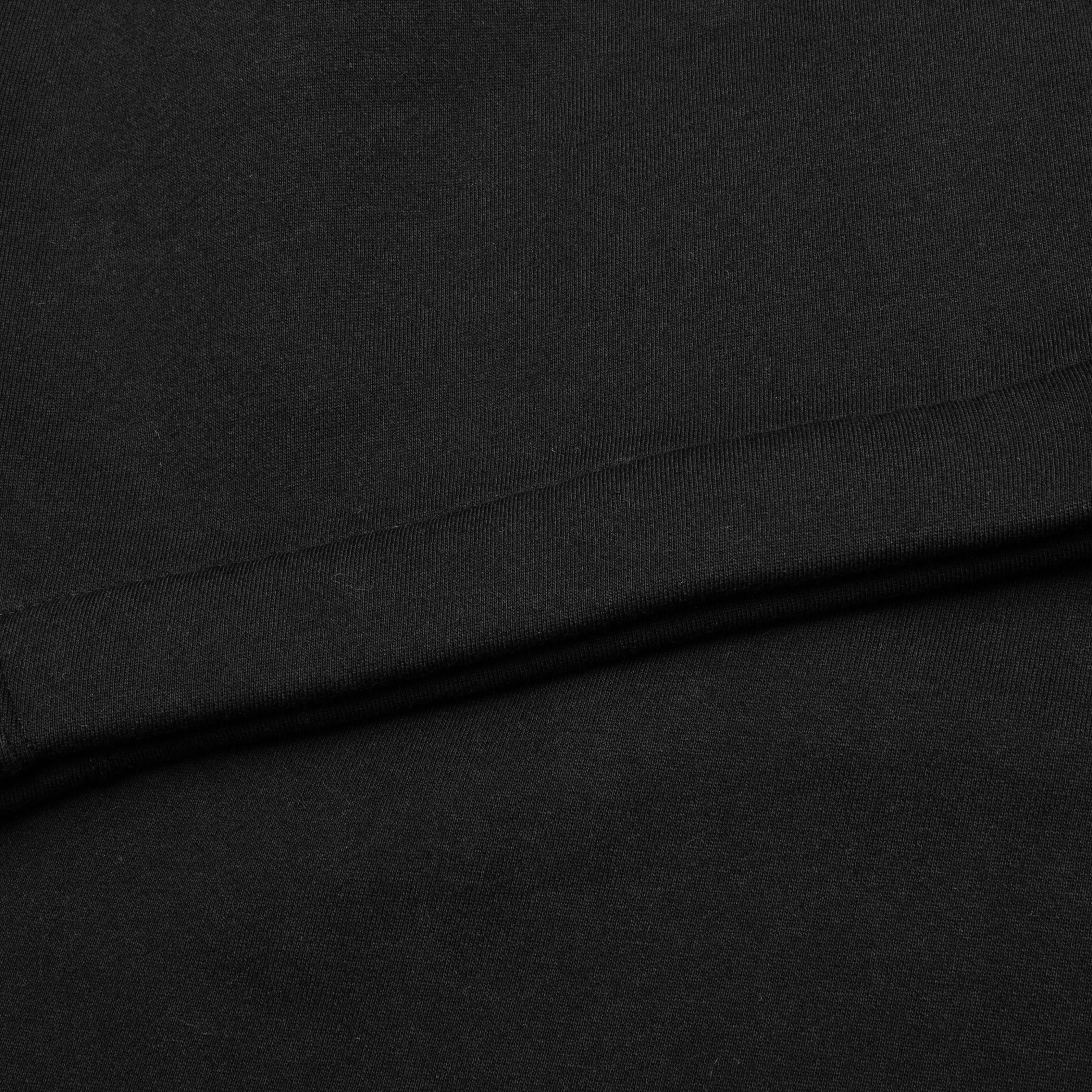 Stitch Detail T-Shirt - Black - Image 4