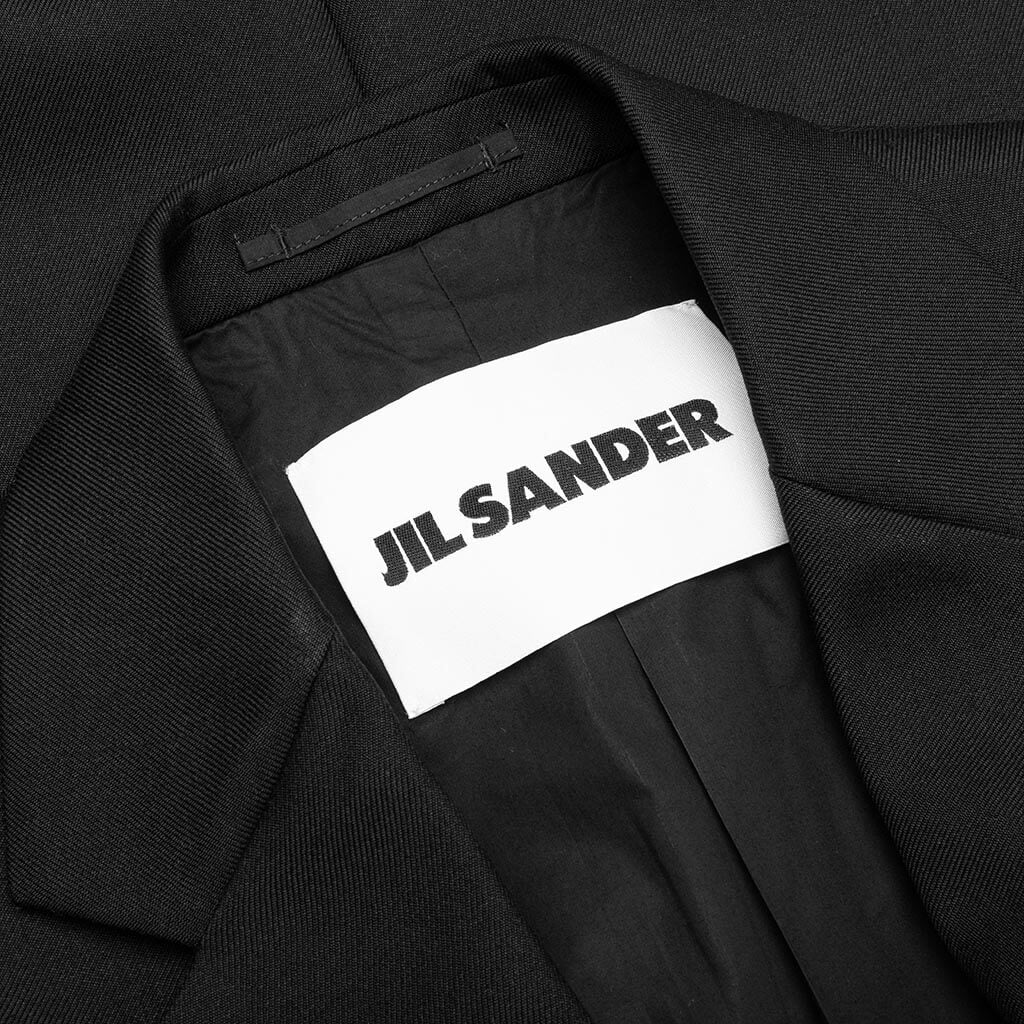 Tailored Wool Jacket - Black - Image 3
