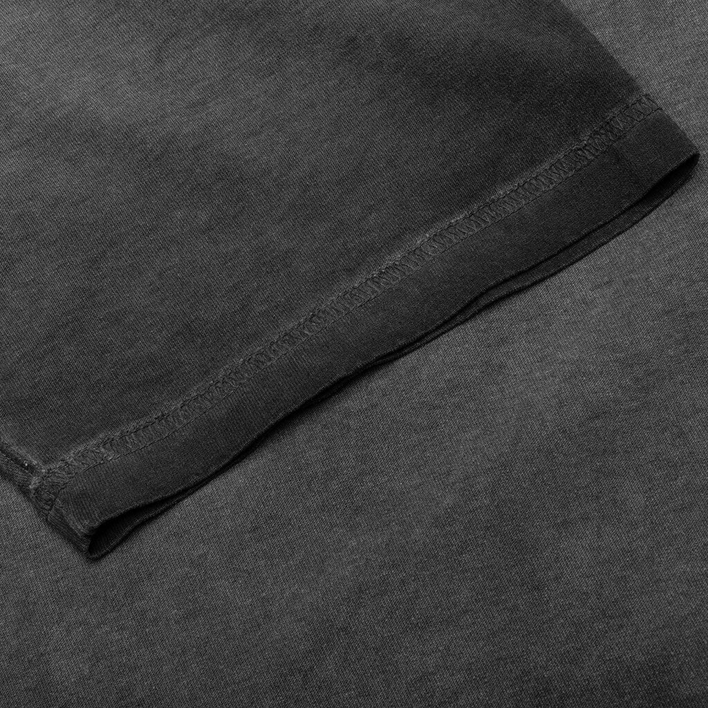 Phoenix Oil Wash Cropped Tee - Black - Image 4
