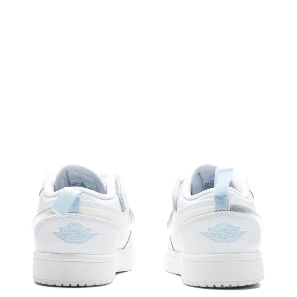 Jordan 1 Low Alt SE (PS) - White/Ice Blue/Summit White - Image 4