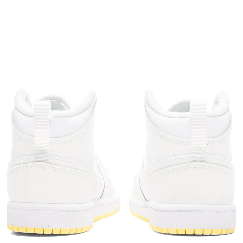 Jordan 1 Mid (PS) - Sail/Lt Laser Orange/White - Image 4