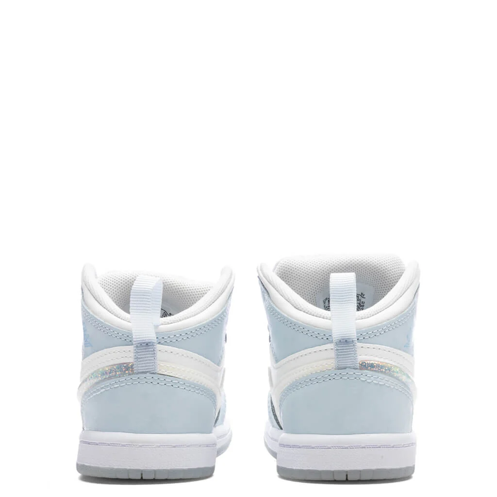 Jordan 1 Mid SE (TD) - Blue Tint/Ice Blue/Summit White - Image 4