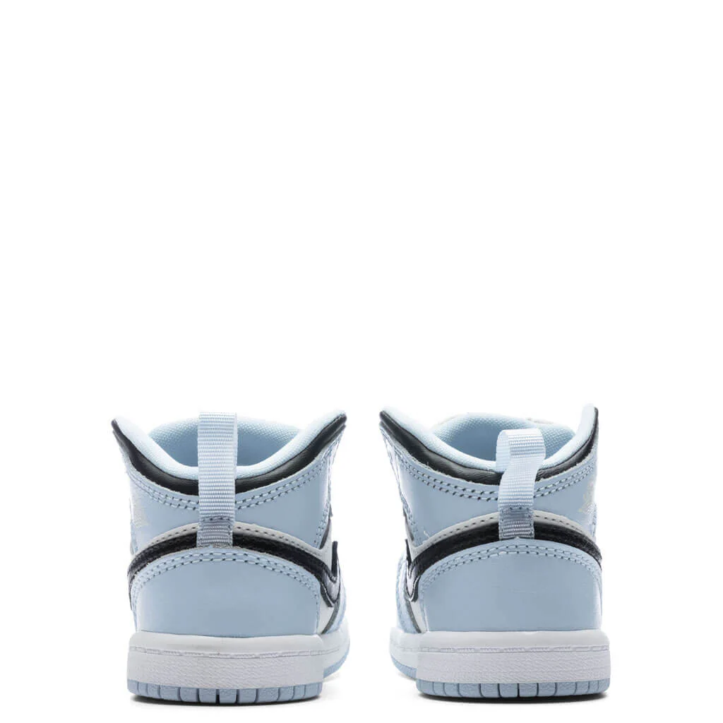 Jordan 1 Mid (TD) - Ice Blue/Black/White - Image 4