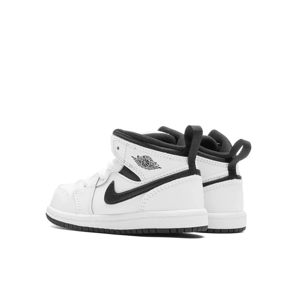Jordan 1 Mid (TD) - White/Black - Image 3