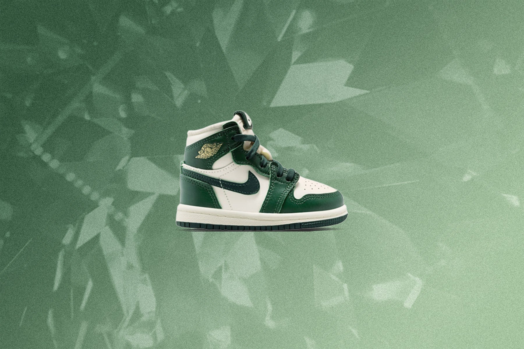 Air Jordan 1 Retro High OG 'Fir' (TD) - Pale Ivory/Pro Green Fir/Coconut Milk - Image 2