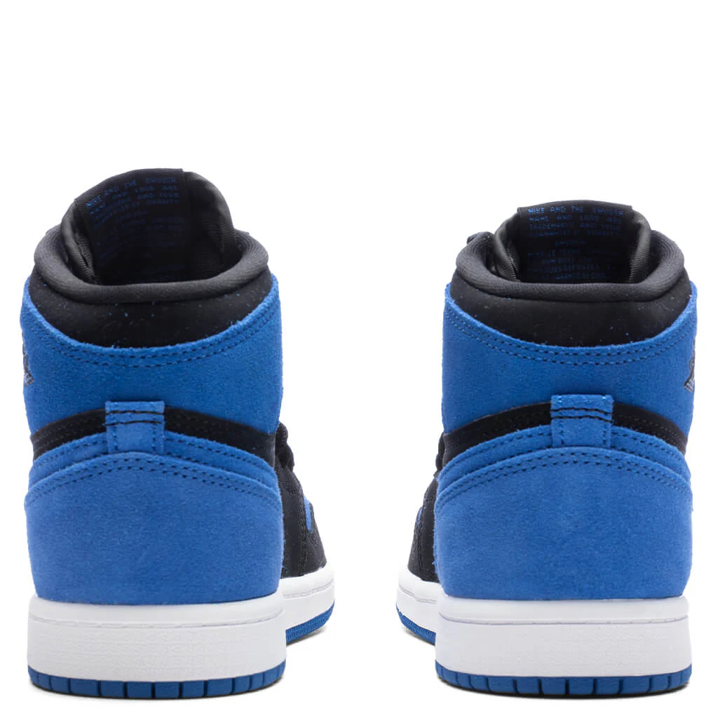 Air Jordan 1 Retro High OG (PS) 'Royal Reimagined' - Black/Royal Blue/White - Image 4