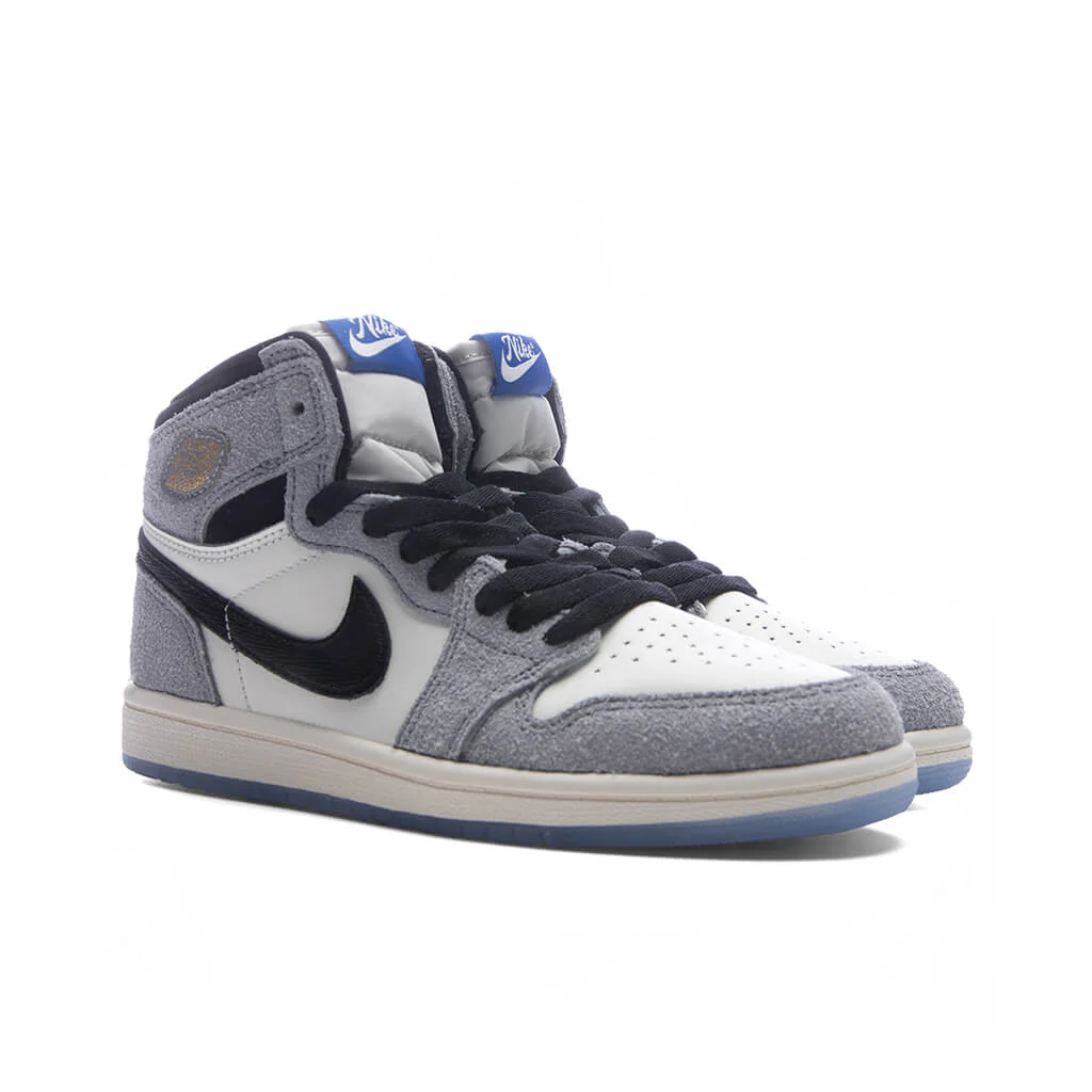 Air Jordan 1 Retro High OG 'All Star' (PS) - Cool Grey/Black/Sail/Game Royal - Image 2