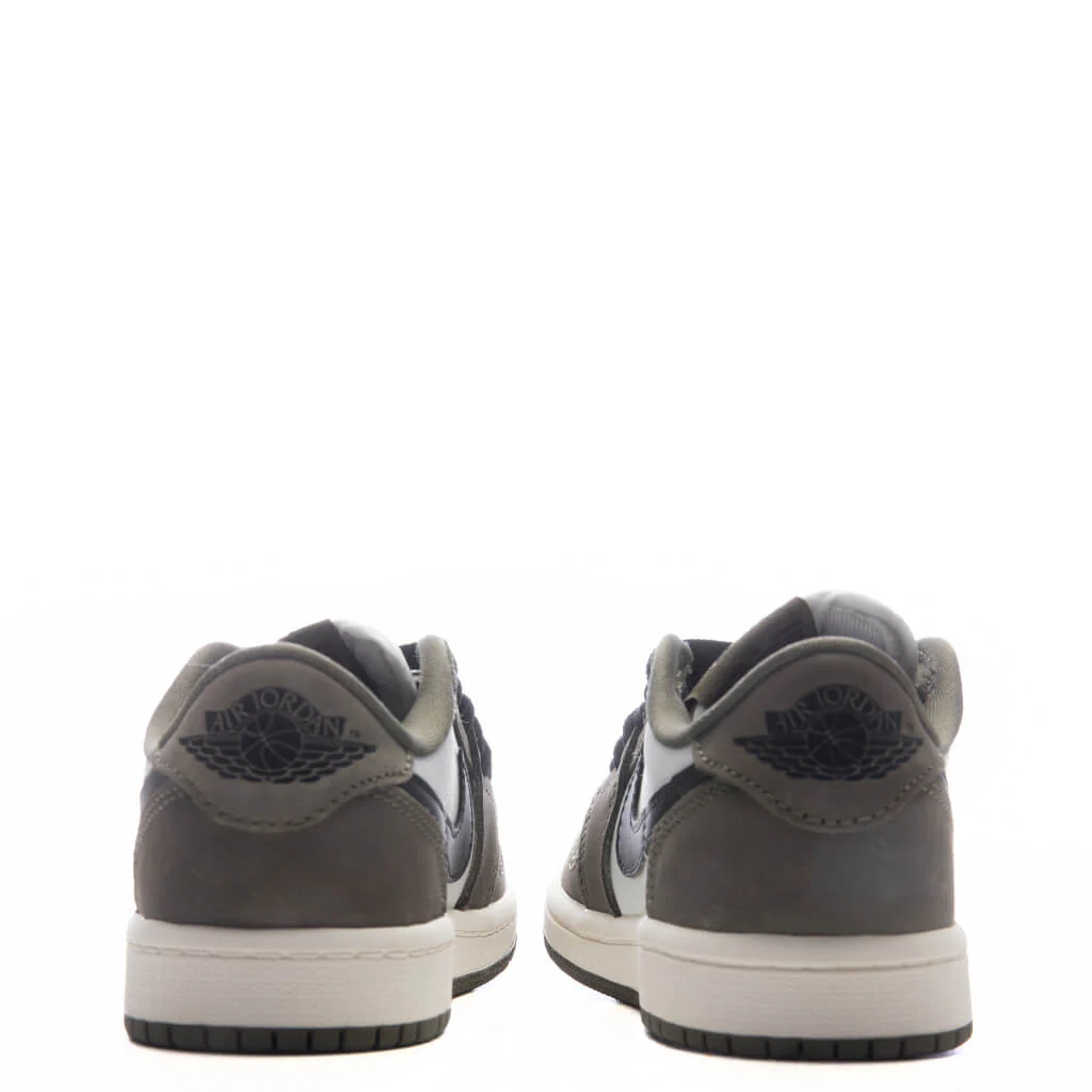 Air Jordan 1 Retro Low OG 'Medium Olive' (PS) - Medium Olive/Black/Summit White - Image 4