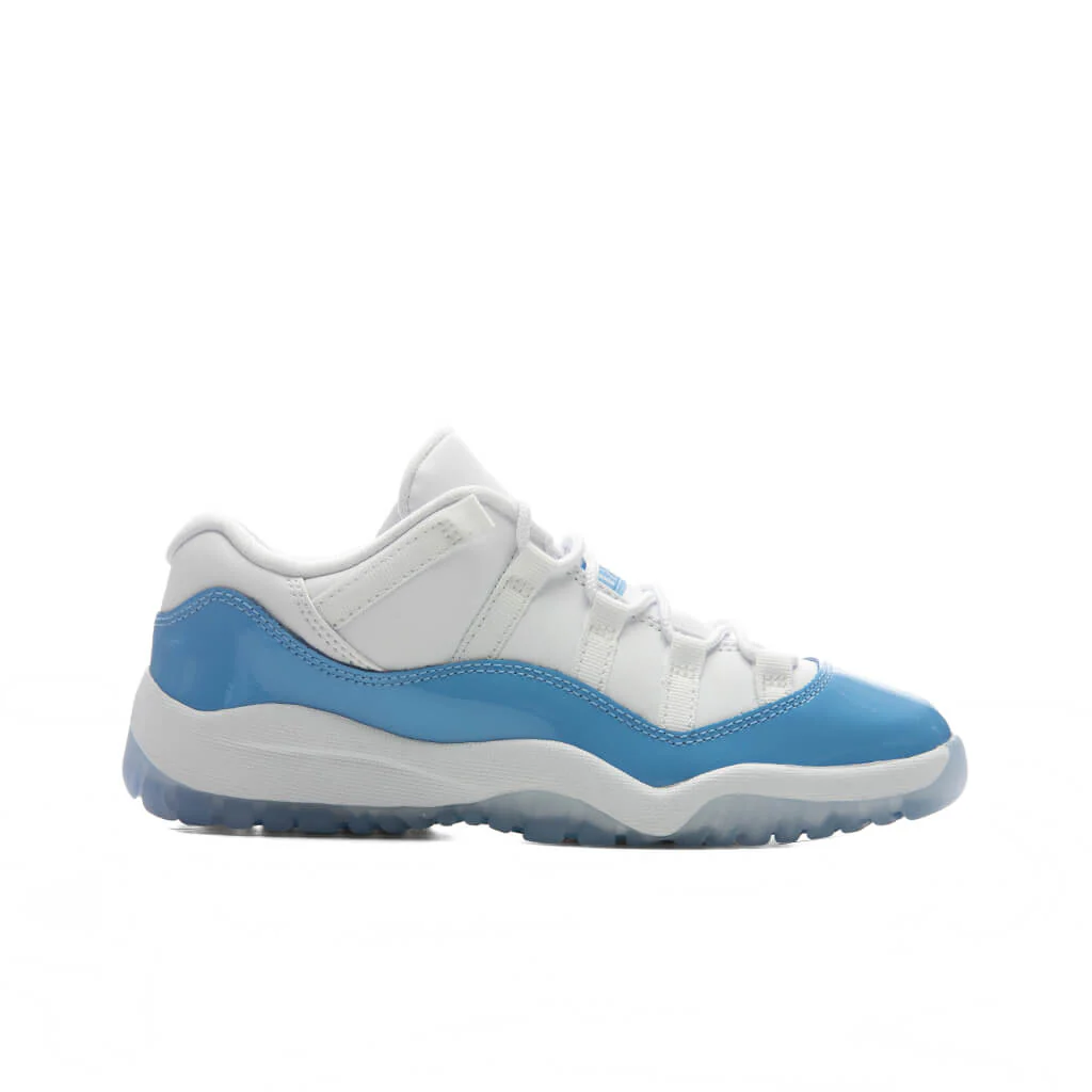 Air Jordan 11 Retro Low 'University Blue' (PS) - White/University Blue/Black