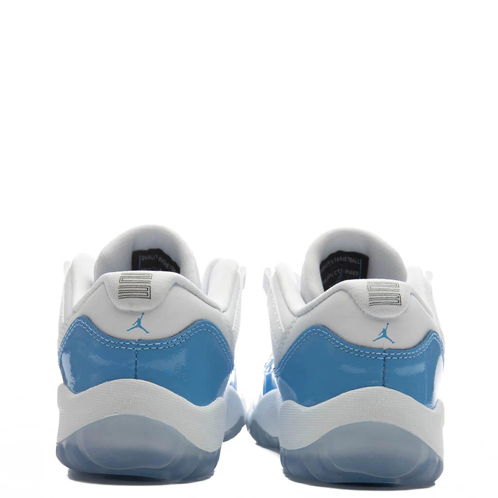 Air Jordan 11 Retro Low 'University Blue' (PS) - White/University Blue/Black - Image 6