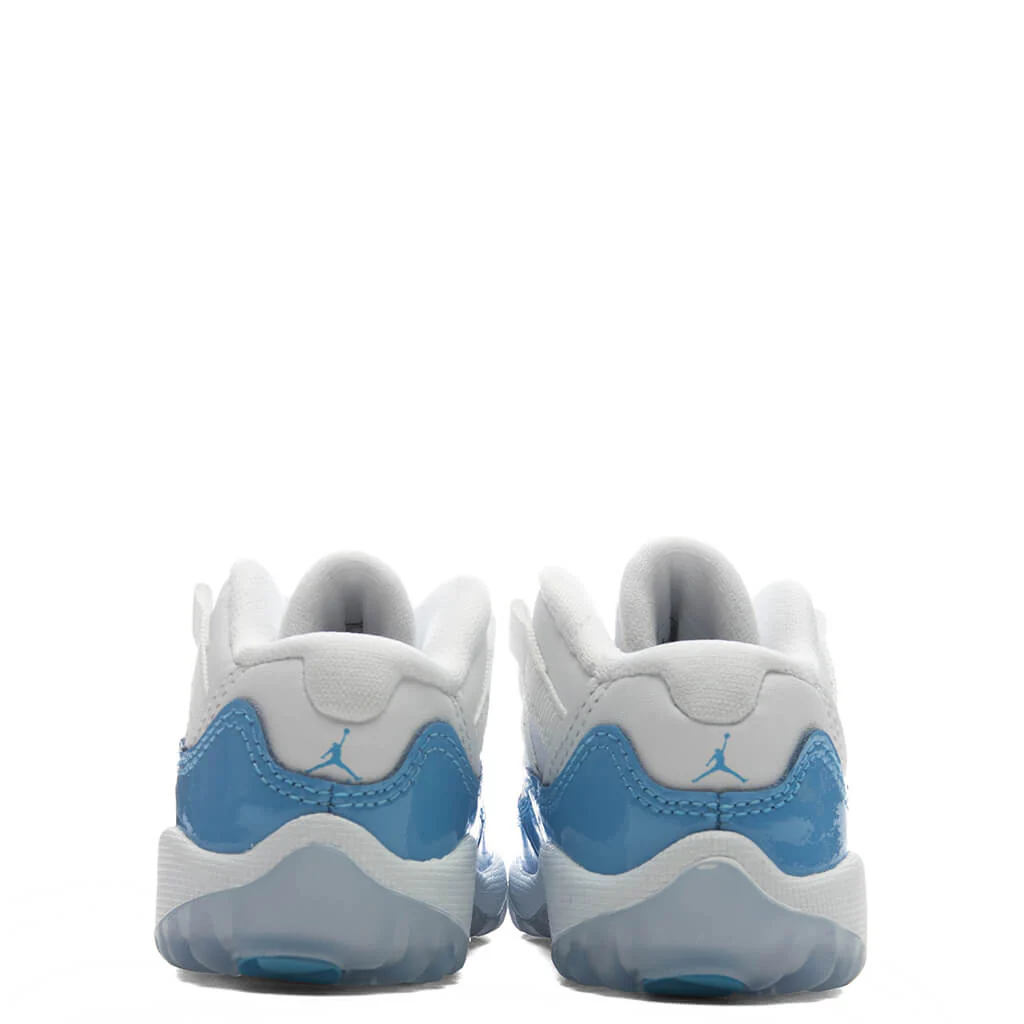 Air Jordan 11 Retro Low 'University Blue' (TD) - White/University Blue/Black - Image 5